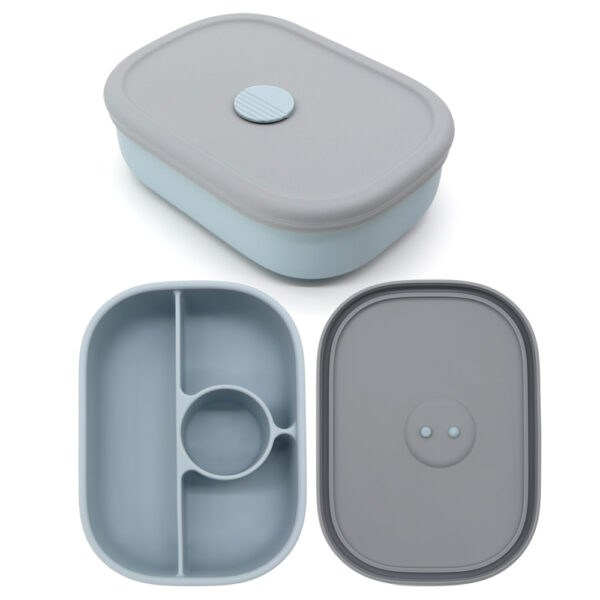 NURSIMOM LUNCHERA DE SILICONA CON TAPA